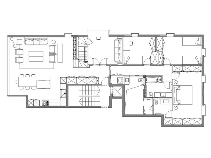 Desain rumah luas tanah 132 m2