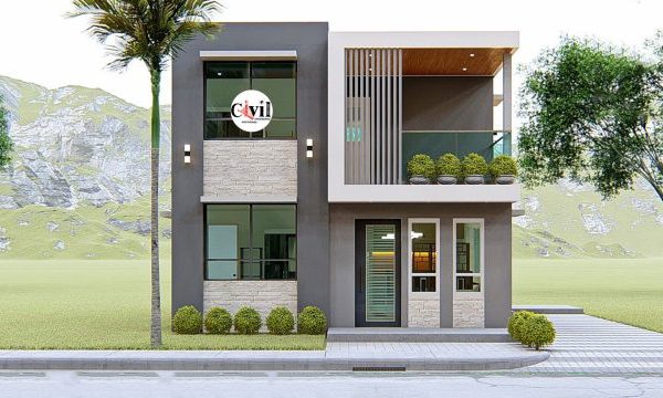 Desain rumah minimalis 2 latai