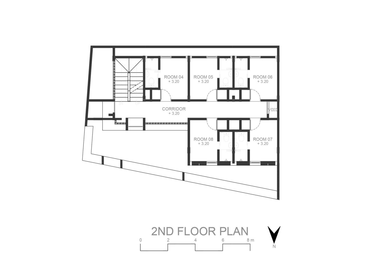 Desain rumah kost 3d