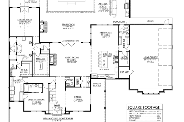 Desain rumah mewah dengan luas tanah 6x15m