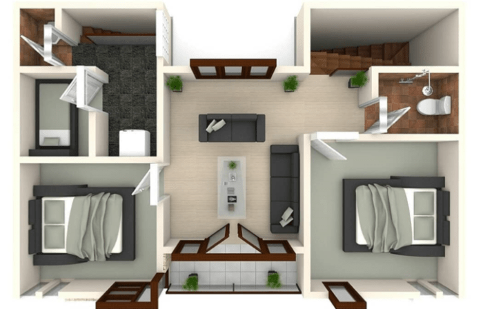 Desain rumah minimalis 2 la