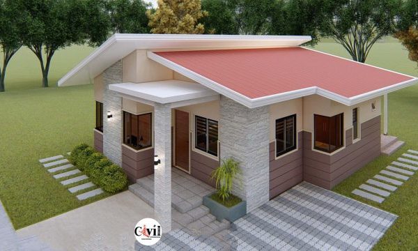 Desain rumah luas 8x9