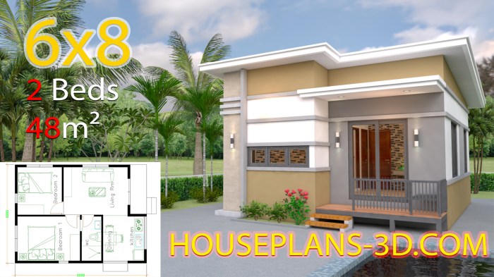 Desain rumah lahan 8x16