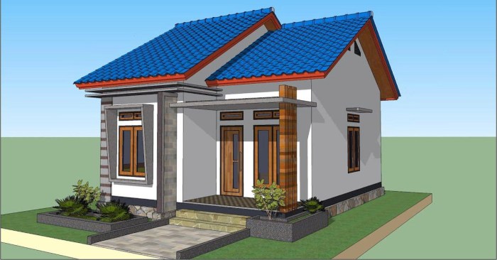 Desain rumah lemar 8 x 17