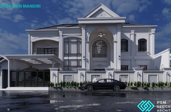 Desain rumah lahan 105