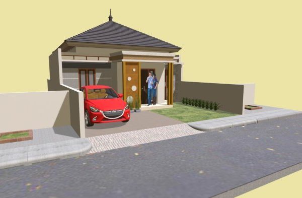 Desain rumah minimali 8 x 10