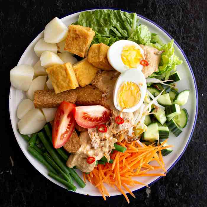 Desain rumah makan gado gado