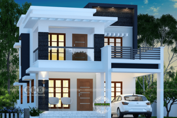 Desain rumah minimalis 6x8 deretan