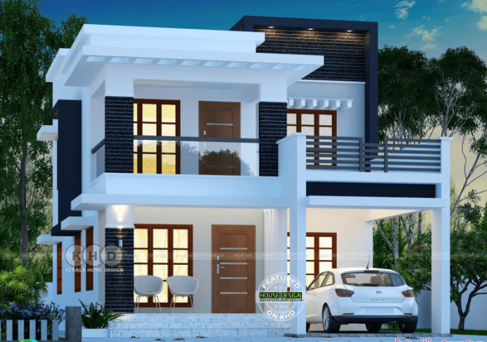 Desain rumah minimalis 6x8 deretan