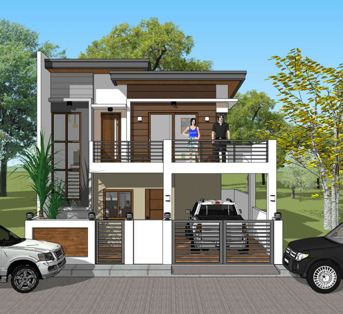 Storey double pinoy pesos pinoyhouseplans