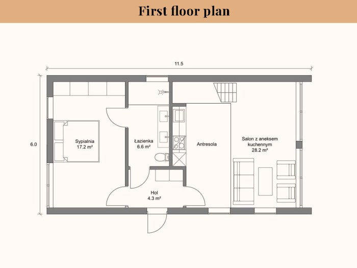 Desain rumah lantai luas tanah 70m2