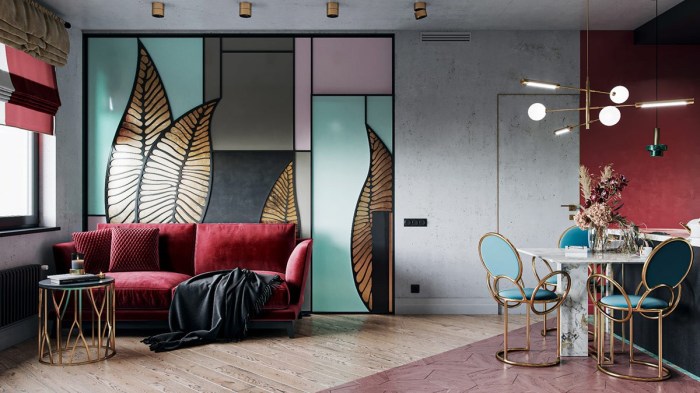 Wohnzimmer art deco